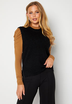 Lulu Knit Vest O-Neck