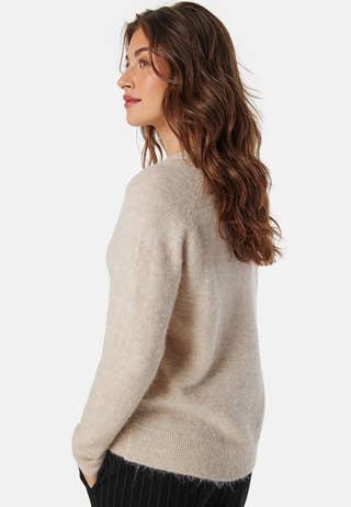 Slflulu LS Knit O-Neck