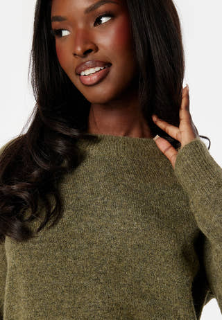 Slflulu LS Knit O-Neck