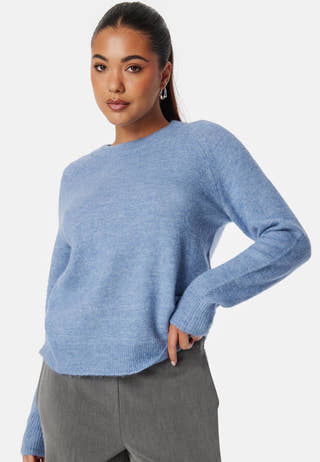 Slflulu LS Knit O-Neck