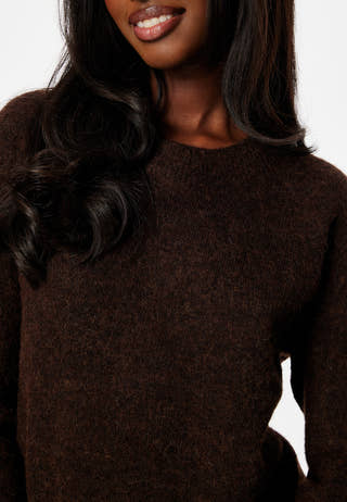 Slflulu LS Knit O-Neck