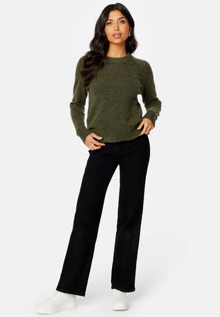 Slflulu LS Knit O-Neck