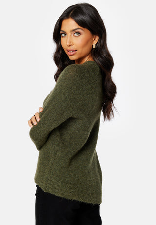 Slflulu LS Knit O-Neck