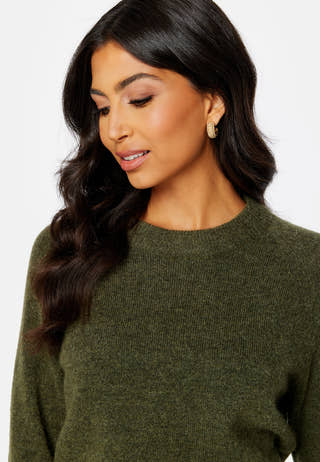 Slflulu LS Knit O-Neck