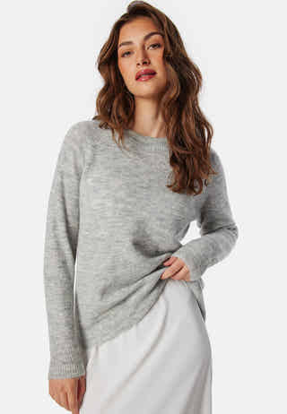 Slflulu LS Knit O-Neck