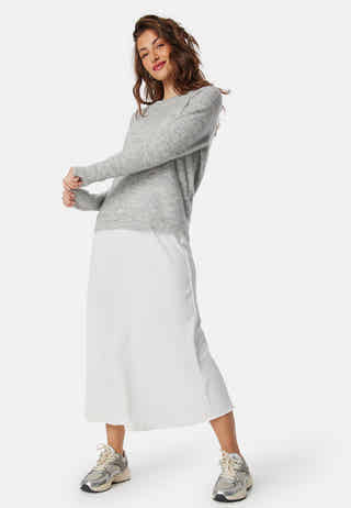 Slflulu LS Knit O-Neck