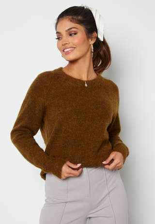 Slflulu LS Knit O-Neck