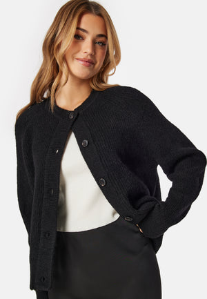 Slflulu LS strikket kort cardigan