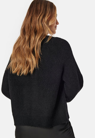 Slflulu LS strikket kort cardigan