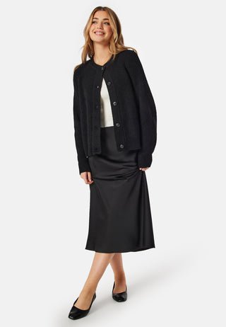 Slflulu LS strikket kort cardigan