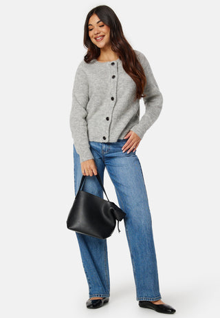 Slflulu LS strikket kort cardigan