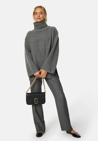 Mary LS Long Knit Roll Neck