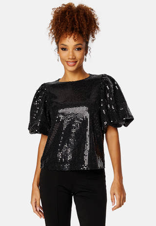 Sandy 2/4 O-Neck Top