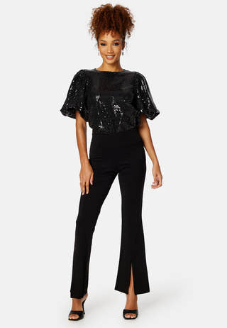 Sandy 2/4 O-Neck Top