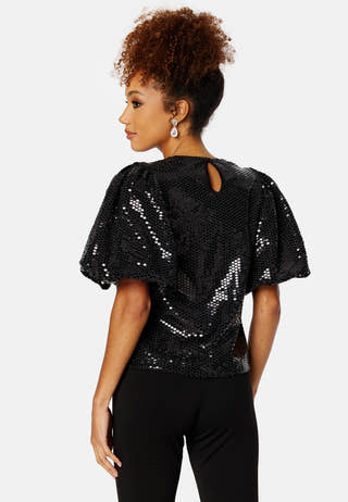 Sandy 2/4 O-Neck Top