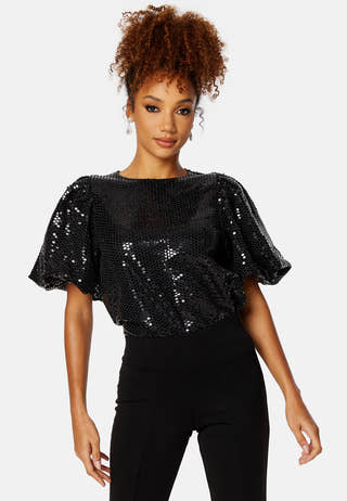 Sandy 2/4 O-Neck Top