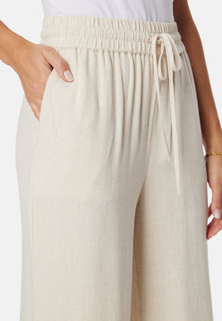 Sflviva-Gulia HW Linen Bukse