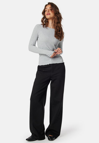 Slfanna LS Crew Neck Tee