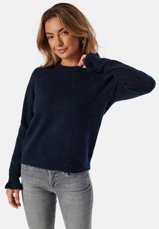 Slflulu Ls Knit Frill Cuff