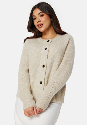 Slflulu LS strikket kort cardigan