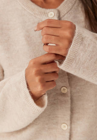 Slflulu New Ls Knit Cardigan