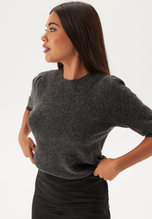 Slflulu Ss Open Back Knit O_x0