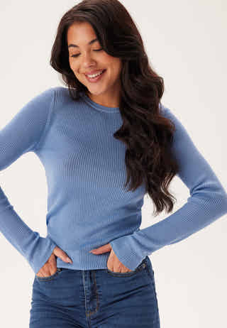 Slfnaja Ls Knit O-neck