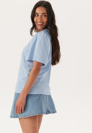 Slfpenelope 2/4 Ruffle T-skjorte
