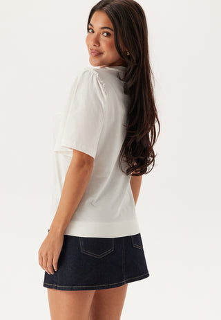Slfpenelope 2/4 Ruffle T-skjorte