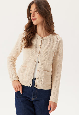 Slfvinna Ls Structure Knit Car