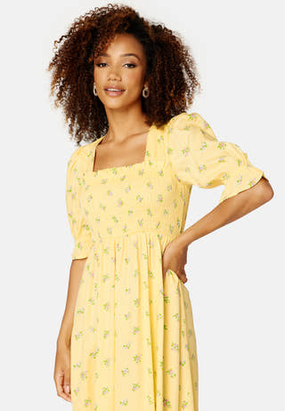 Ulrikke Smock Midi Dress