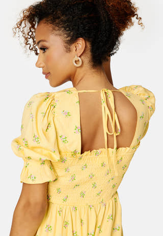 Ulrikke Smock Midi Dress