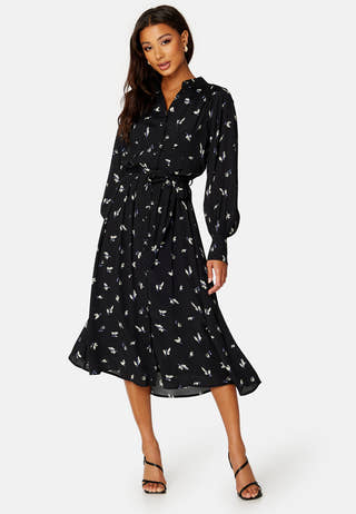 Walda LS Midi Dress