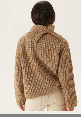 Slfchicago Ls Knit Split Roll