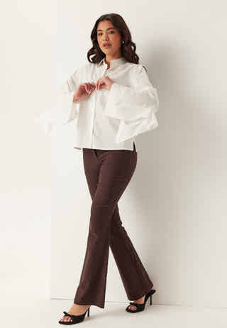Slfdelia Relaxed Flounce Shirt