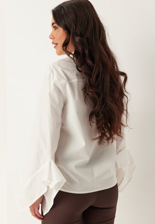 Slfdelia Relaxed Flounce Skjorte