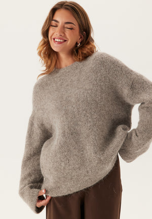 Slfgabriella Ls Knit New O-nec