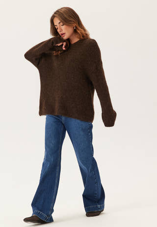 Slfgabriella Ls Knit New O-nec