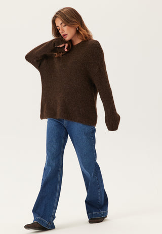 Slfgabriella Ls Knit New O-nec