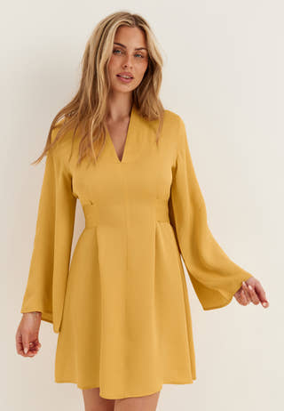 Slflaura Regular Ls Short Dress