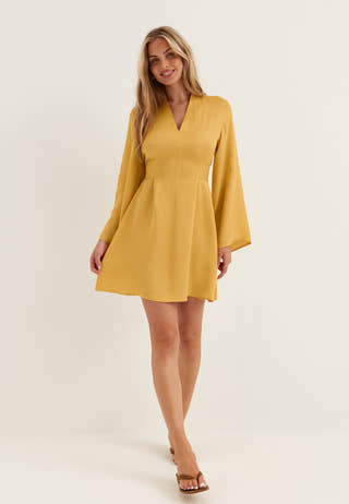 Slflaura Regular Ls Short Dress