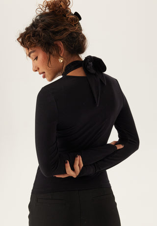 Slflina Lano Long Sleeve High Neck Top