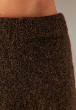 Slflulu Brushed Hw Strikket Skjørt