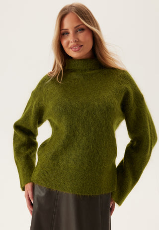Slfmira Mohair Long Sleeve Knit High Neck Sweater