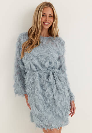 Slfmyline Relaxed Ls Boat Neck Dress