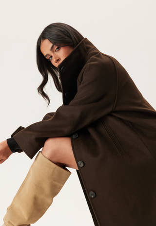 Slfvinni Wool Blend Coat