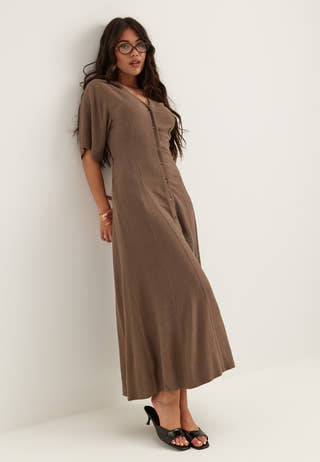 Slfviva Regular Linen Blend Dress