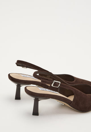 Korra Suede Slingback Sandal