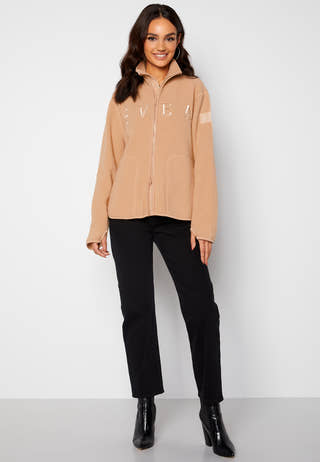 W. Pile Turtle Zip Sweat