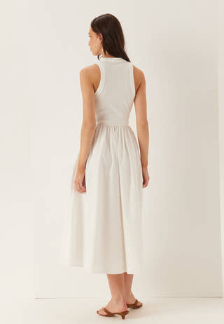 Tjw Rib Poplin Tank Dress Ext
